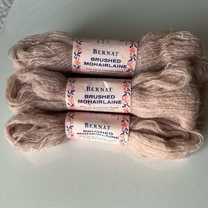 NWT Bernat Brushed Mohairlaine (Lot of 5)